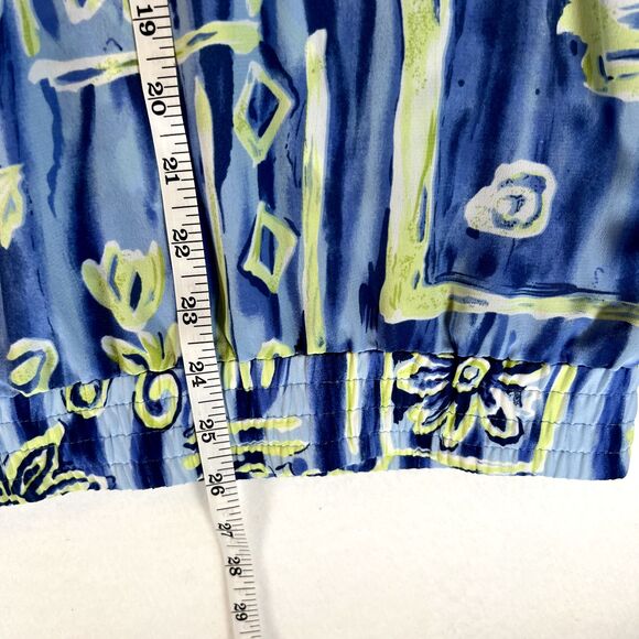 Vtg 80's TEDDI Geometric Retro Abstract Windbreaker Jacket Funky Boho Size L/XL - Picture 8 of 8